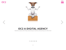 Tablet Screenshot of oc2interactive.com